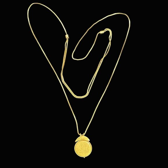 Madewell Lot of 3 Gold Tone Adjustable Necklaces Jewelry Pendant Chain - Picture 4 of 9